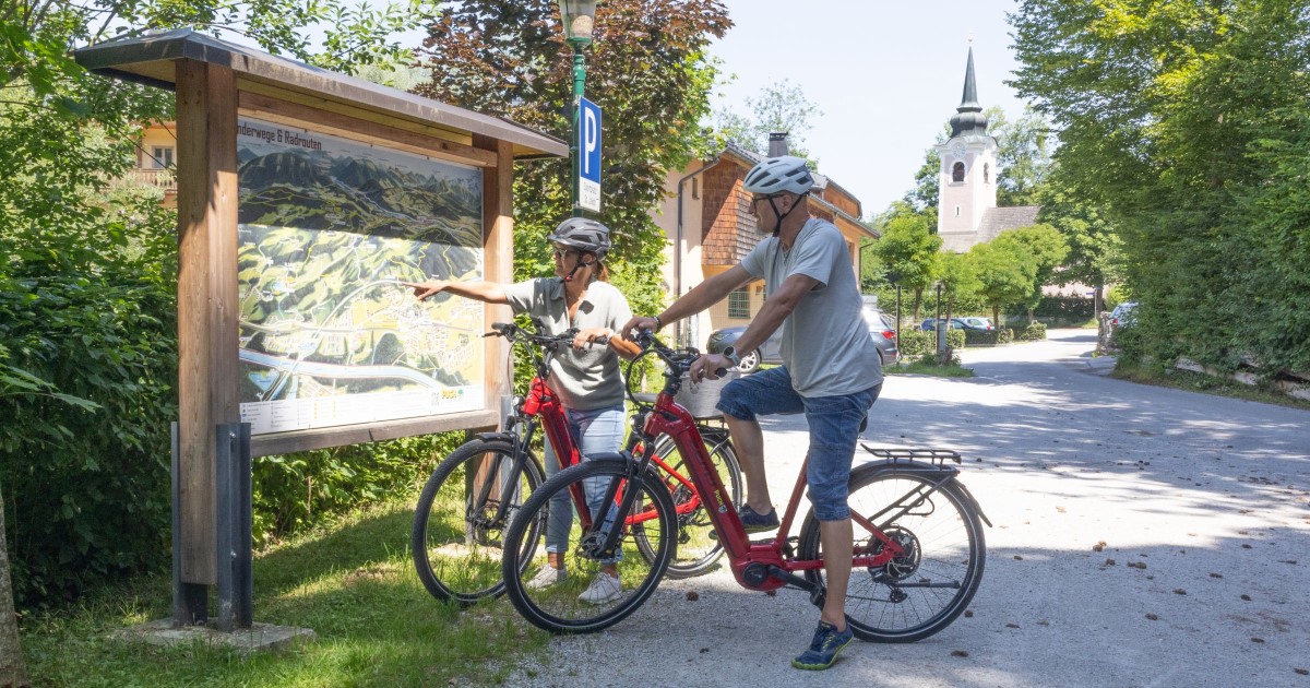 Panoramakarte Puch in St. Jakob am Thurn - E-Bike Tour - Foto: TVB Puch - Kuscheiart